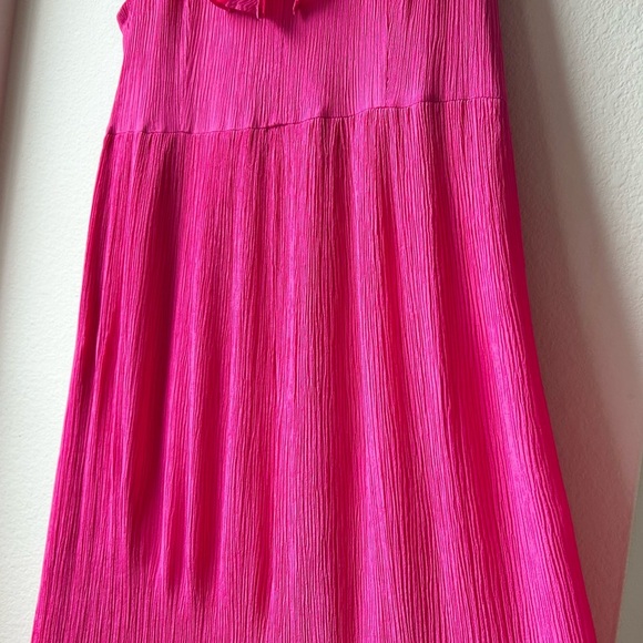NWT Marie Oliver Rosa Pink Tie Back Whinslet Maxi Dress Sz 14 - Picture 5 of 14